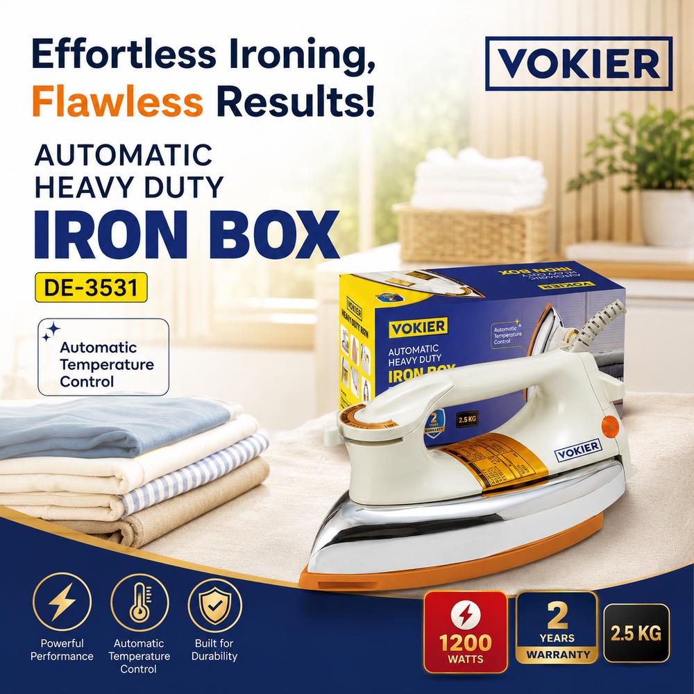 Automatic Heavy Duty Iron Box Gallery 3
