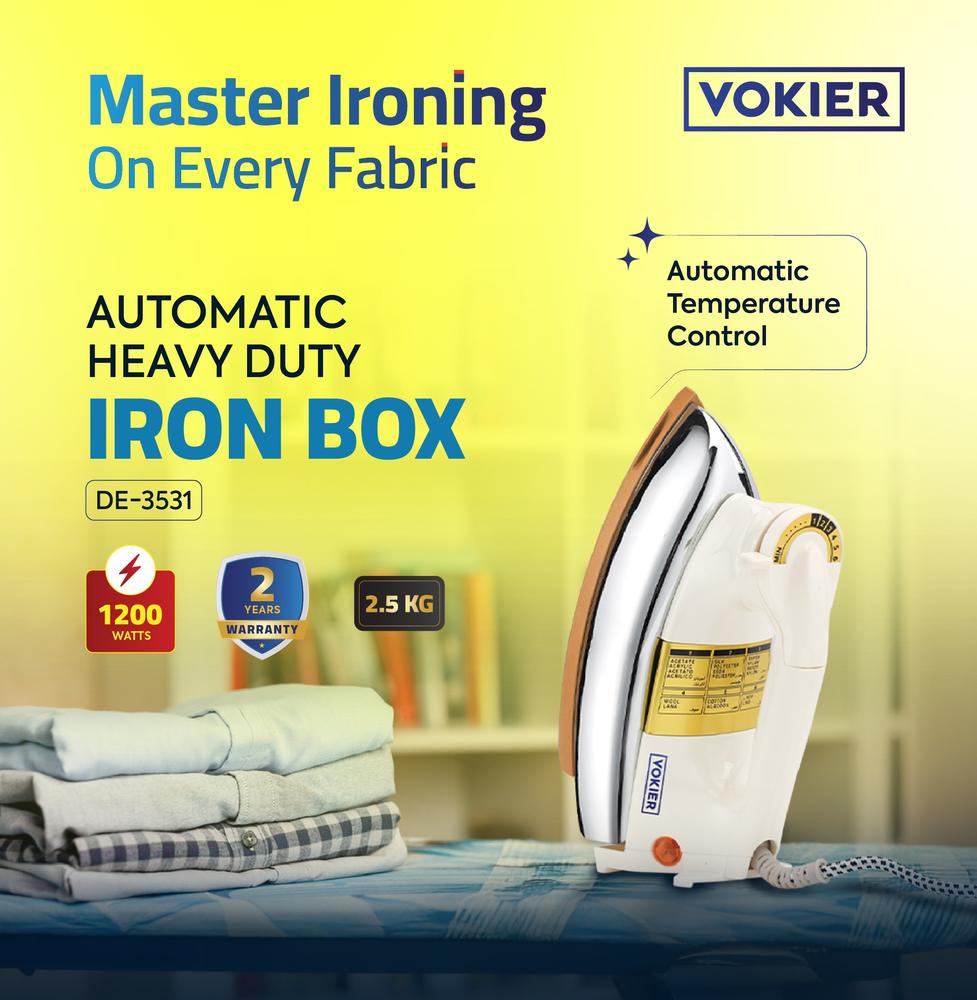 Automatic Heavy Duty Iron Box Gallery 2