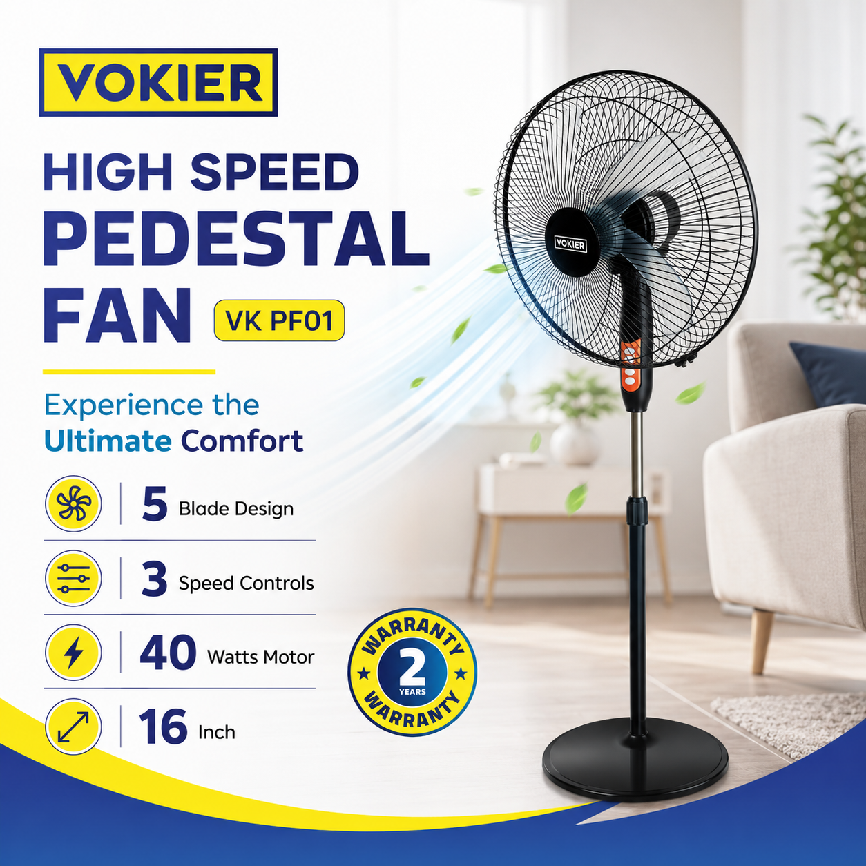 High Speed Pedestal Fan Gallery 3